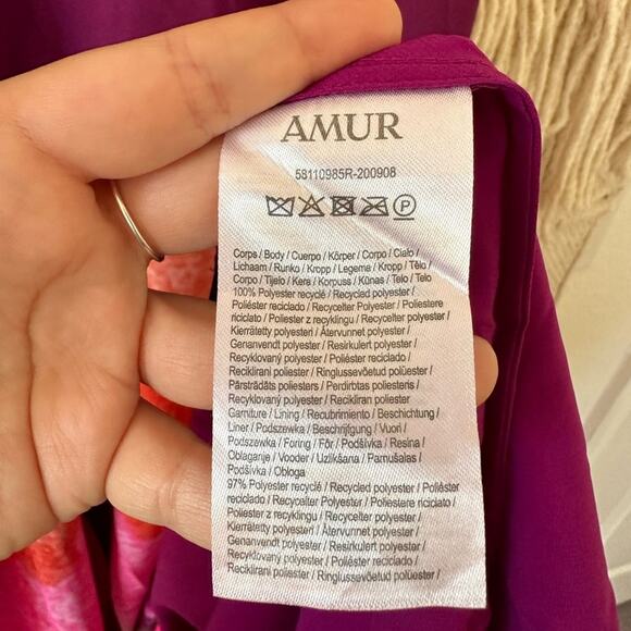 AMUR Atlas One Shoulder Gown - Picture 4 of 9